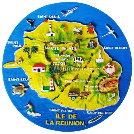 Zonas rurales y urbanas de la isla reunion